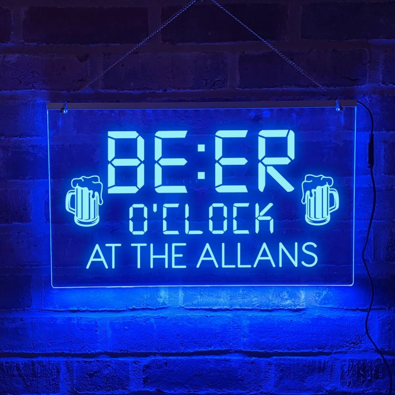 Custom neon signs shop for man cave