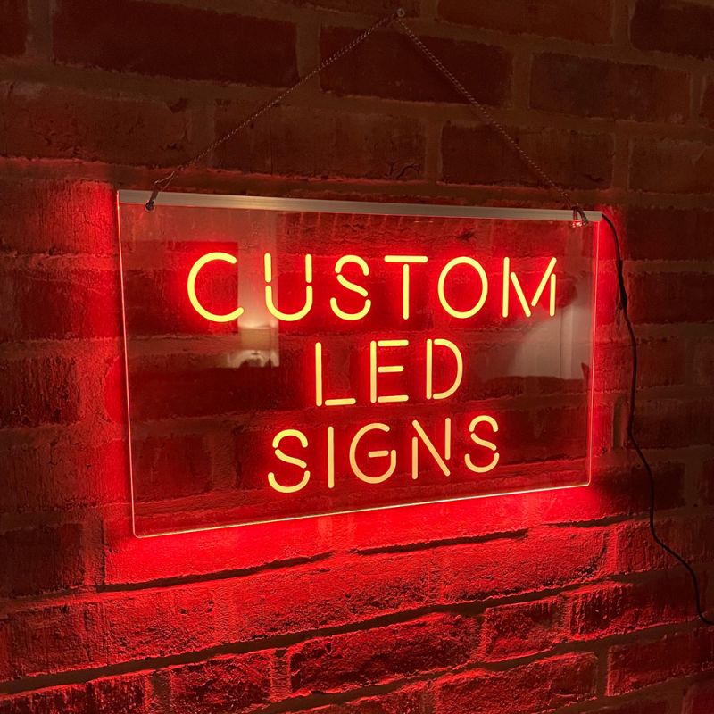 Custom LED Neon Sign, Personalised Light Up Illuminated Home Bar Wedding  Sign