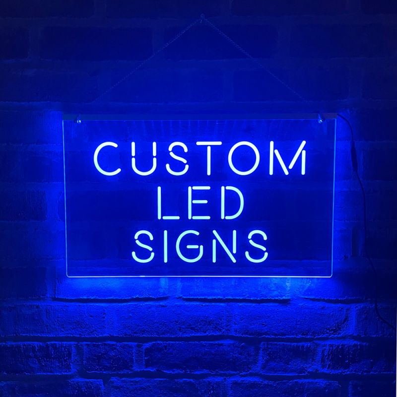 Neon look top led signs