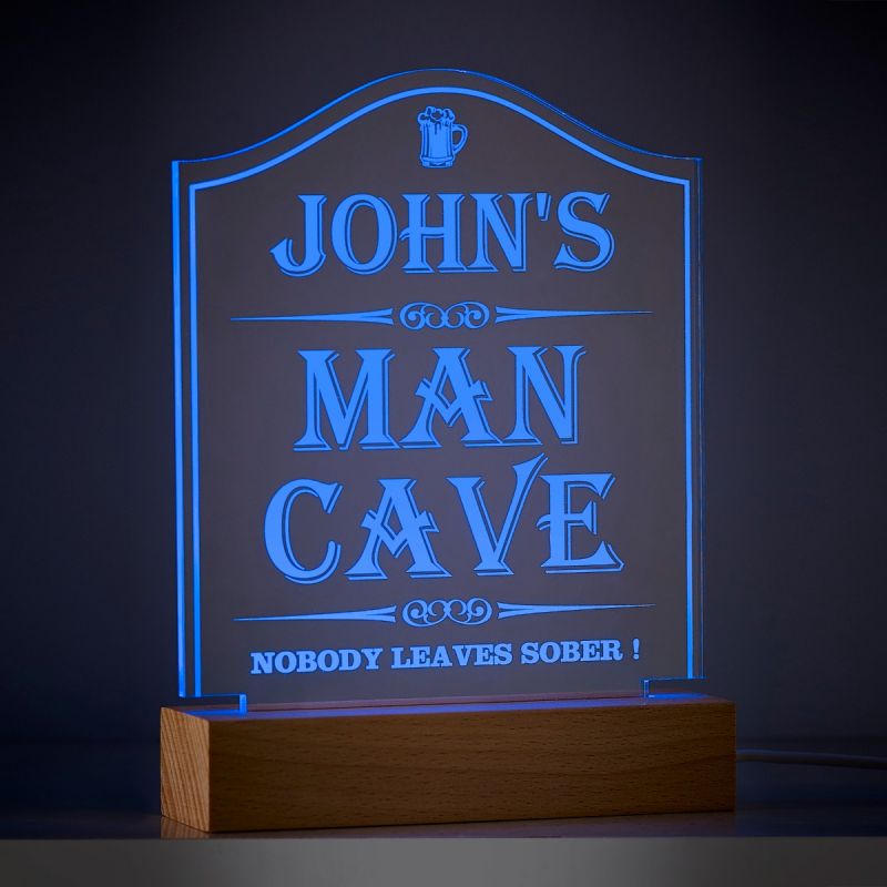 Man cave sales signs led