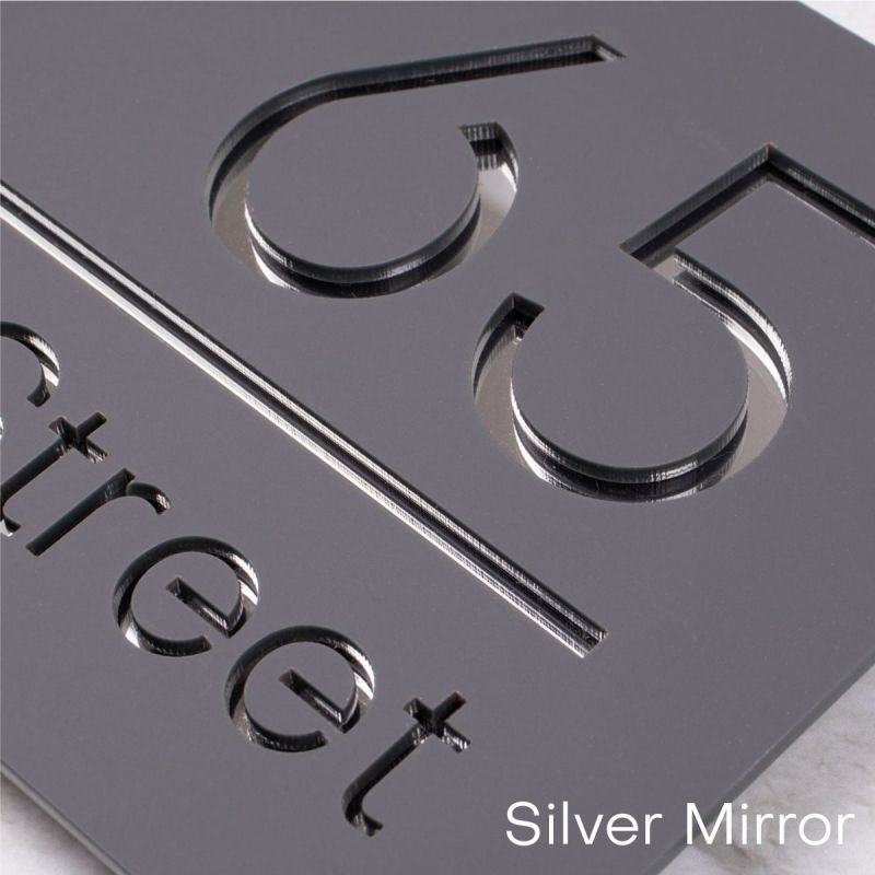 Unbreakable mirror invisible fixations in stainless steel
