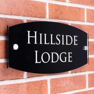 Acrylic House Sign Door Number Address Plaque - Barnsdale 