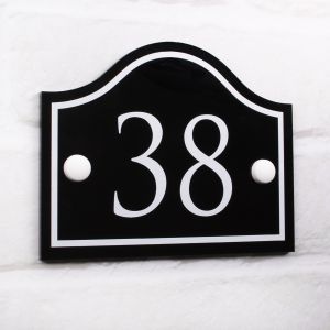 Bridge House Number - 11cm x 14cm