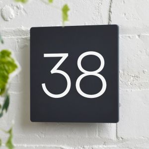 Floating House Number LetterArial SeriesModern Designer Door NumbersAcr 