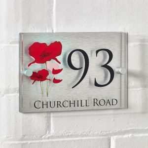 Poppy House Sign