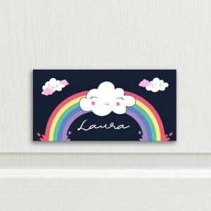 Bedroom Door Sign - Rainbow