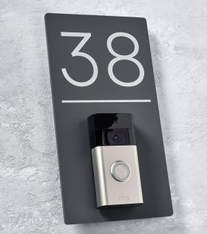 Ring Nest Video Doorbell House Number Sign
