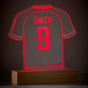 Personalised Football Sports Shirt LED Light