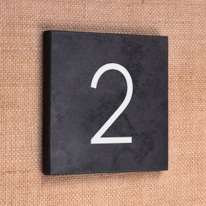 Personalised Painted Wooden Sign For House Garden Gate Outdoor Door Number Plaque With Flowers