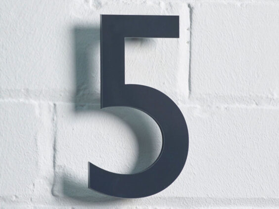 House Number 25cm